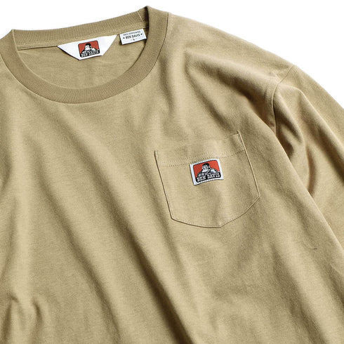 Ben Davis Pocket L/S Tee Beige